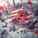 btc + amrican flag witg china