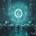 abstract representation of Coinbase's influence on the cryptocurrency landscape
