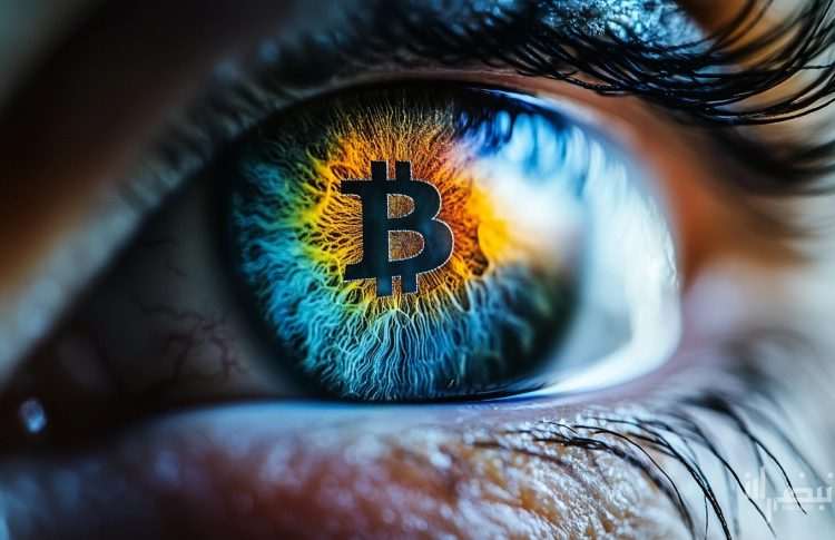 Rainbow Chart reflected in an eye.