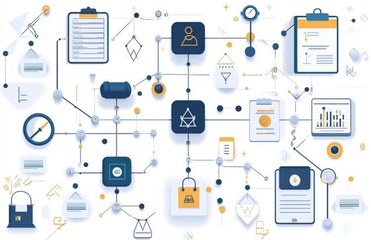 a flowchart explaining the process of splitting data into training