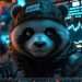 sad panda watching bearish chart
