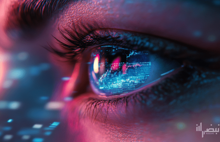 triangular arbitrage in crypto reflected in an eye