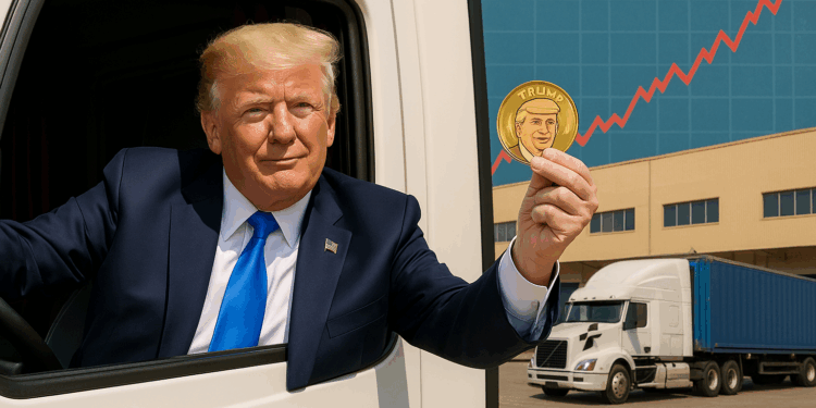 تحول سهام شرکت لجیستیکی با میم‌کوین ترامپ
