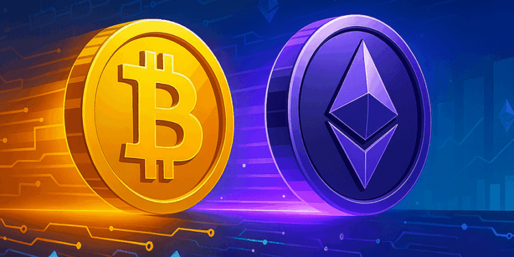 رکورد سالانه ETH/BTC با ورود ۹.۴ میلیارد دلار به ETF‌های اسپات اتریوم