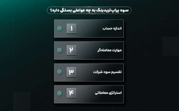 مقدار سود پراپ&zwnj;تریدینگ به چه عواملی بستگی دارد؟