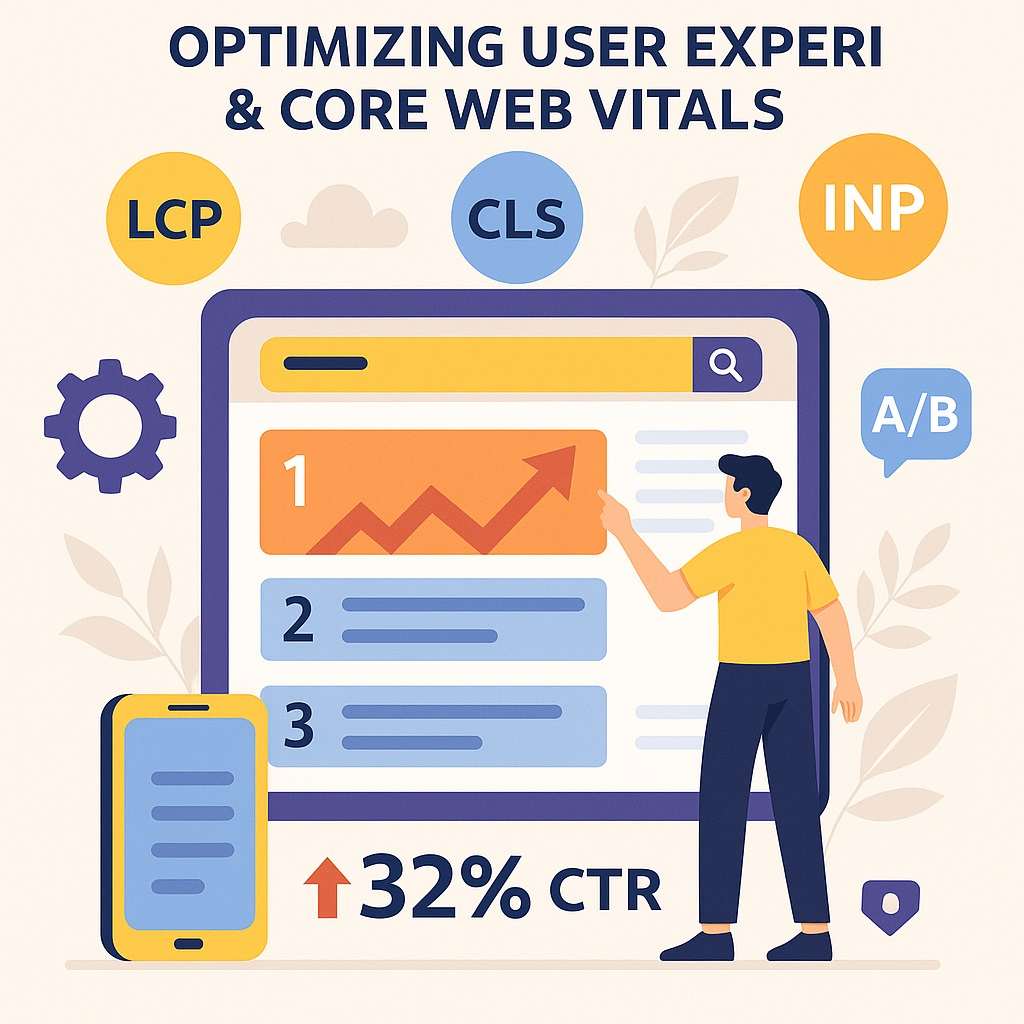 بهینهسازی تجربه کاربری و Core Web Vitals