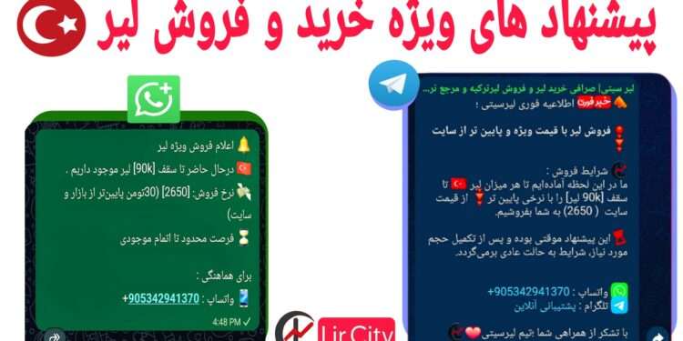 لیرسیتی - خرید لیر - قیمت لیر - خرید تتر - قیمت تتر - قیمت لیر - قیمت تتر - حواله لیر - تتر به لیر- لیر به تتر -