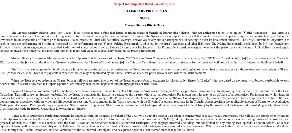 ثبت ETF سولانا و بیت&zwnj;کوین توسط Morgan Stanley