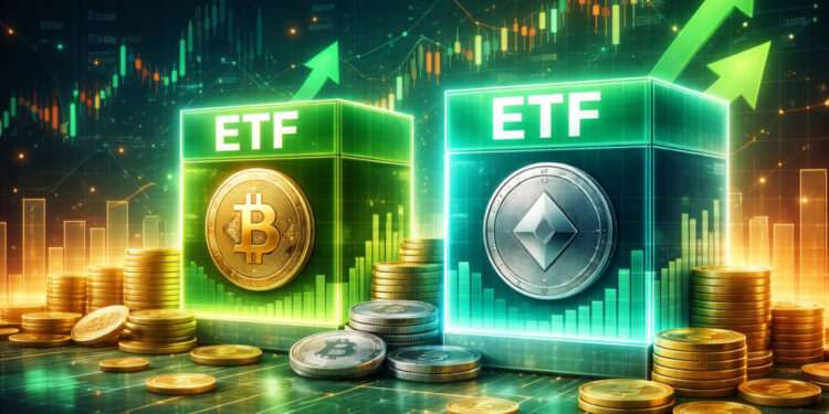 ورود قدرتمند ETFهای بیت‌کوین و اتریوم به سال ۲۰۲۶