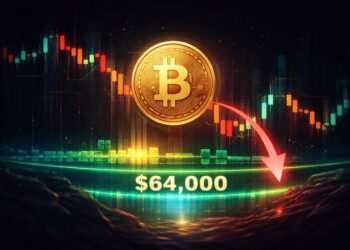 بیت‌کوین در آستانه تست حمایت ۶۴ هزار دلار