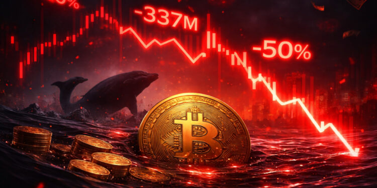 زیان سنگین نهنگ‌های بیت‌کوین در ۲۰۲۶؛ بازار در مسیر سقوط بیشتر؟